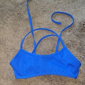 JOLYN GRAYSON Vibrant Blue Bikini Top
